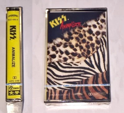 Kiss 1984 Animalize Taiwan 1st Edition Cassette Tape Brand New Sealed Mega Rare - Image 1 of 4