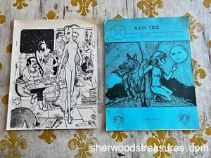 2 SCI-FI FANZINES NEO-FAN'S GUIDE TO SCIENCE FICTION #5 1978 + MOON TIDE 1986 - Imagen 1 de 8