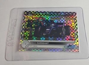 2022 topps chrome formula 1 logan sargeant Checkered Flag Refractor - Picture 1 of 1