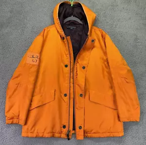 Parka sportivo vintage Ralph Lauren isolante uomo arancione grande - Foto 1 di 20