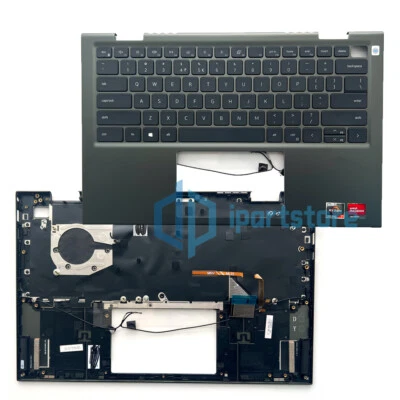 Nuevo teclado reposamanos verde para Dell Inspiron 14 5410 7415 2 en 1 0VJ2PX VJ2PX Foto 1 de 4