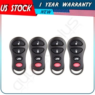 4 para Jeep Liberty Chrysler 300 2002 2003 2004 entrada sin llave coche mando a distancia Foto 1 de 4