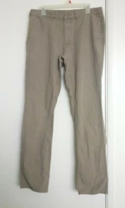 Patagonia Mens Tan Outdoor Khaki Organic Cotton Pants 34x31 GUC - Picture 1 of 6