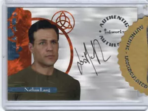 Charmed Power of Three Inkworks Autograph Auto A18 Louis Mandylor as Nathan Lang - Picture 1 of 2