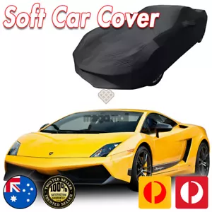 Black Show Car Dust Cover for Lamborghini Gallardo Superleggera Washable Soft - Picture 1 of 4