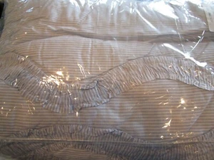 Pottery Barn Teen Westward Textured Applique twin quilt 1 Euro sham New wo tag - Picture 1 of 2