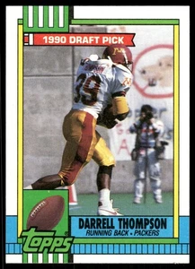 1990 Topps #155 Darrell Thompson Green Bay Packers Football Karte - Bild 1 von 2