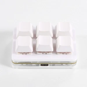 Mini 6-key Keyboard USB Programming Shortcut Keys Copy Paste Mechanical Keyboard - Picture 1 of 5