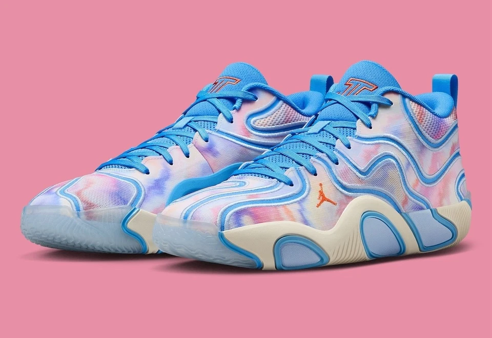 Jordan Tatum 3 Men's Multi Size University Blue/Camellia FZ6598 400 Fast Ship - Image 1 of 4