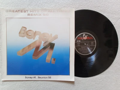 LP 33T BONEY M "Greatest Hits Of All Times - Remix '88" HANSA 209 426 EUROPE ° - Photo 1/4