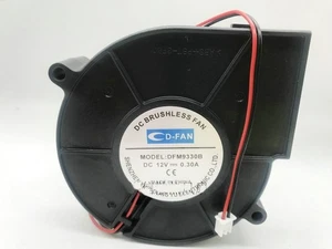 CD-FAN DFM9330B 12V 0,30A 9,3cm Maszyna tlenowa Gorące mleko Izolacja Maszyna Wentylator - Zdjęcie 1 z 3