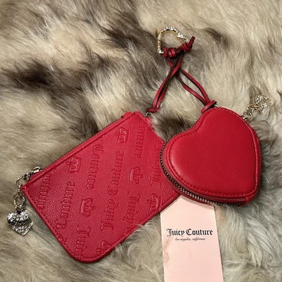 NWT Juicy Couture Wristlet Bundle - Cool Red - Image 1 of 4