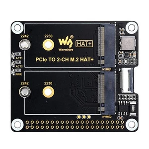 for 5 Dual Channel PCIe to M.2 Expansion Board NVMe SSD HAT+ Standard5442 - Afbeelding 1 van 9