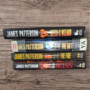 4 WITCH & WIZARD SERIES BOOKS JAMES PATTERSON 1-4 WITCH GIFT FIRE KISS Hardcover - Imagen 1 de 1