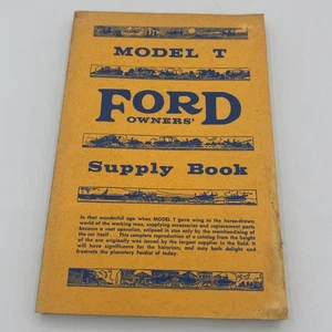 Model T Ford Owners Supply Book - ACCESSORIES and Parts 1909-1927 - Imagen 1 de 11