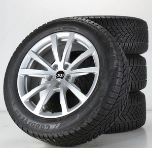 Audi A8 D5 4N Winterräder Goodyear 18 Zoll Alufelgen silber Felgen 4N0601025A - Bild 1 von 7
