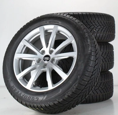 Audi A8 D5 4N Winterräder Goodyear 18 Zoll Alufelgen silber Felgen 4N0601025A - Bild 1 von 4