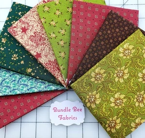HENRY GLASS ~ QUIET GRACE CIVIL WAR Fat Quarter paquete de (8) nuevo 100 % algodón - Imagen 1 de 9