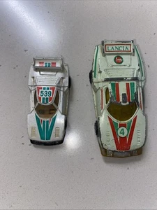 Lancia Stratos Turbo Diecast Pull Back Toy Car No. A14 AND smaller Version! - Picture 1 of 6
