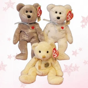 ⭐️ TY HARRODS ⭐️ Lotto di 3 TY Beanie Babies ☆ESCLUSIVE UK☆ MWMT'S - Foto 1 di 7