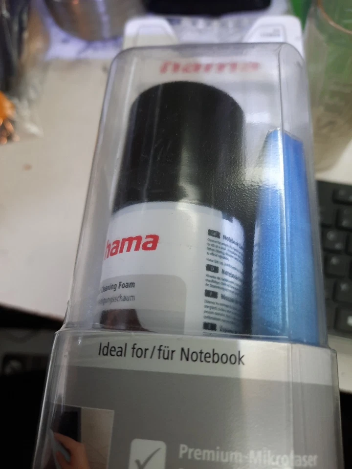 HAMA Notebook-Reinigungsschaum, 100 ml, inklusive Tuch (00113808)  - Bild 1 von 1