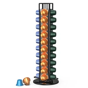 Coffee Pod Holder - Rotatable Coffee Capsules Carousel, Nespresso OriginalLin... - Picture 1 of 7