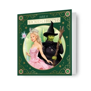 Wicked Christmas Card, "Have a Wicked Christmas", Official Product, FSC Approved - Picture 1 of 3