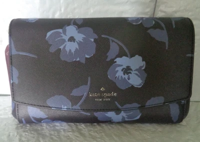 Nuevo con etiquetas Kate Spade - Laurel Way - Amapolas arrojadas - Azul - Bolso sin asas / bandolera Foto 1 de 3