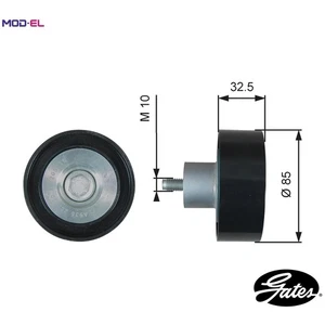 DEFLECTIONGUIDE PULLEY VRIBBED BELT T36629 FOR MERCEDES-BENZ OM934.971 5.1L 6cyl - Picture 1 of 9