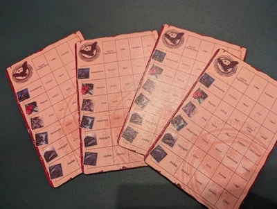 Harry Potter Animales Mágicos 2019 Juego 4 Tablas de Pistas Piezas de Repuesto Foto 1 de 2