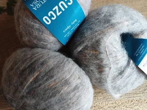 3 x  50 g Cuzco Filatura Di Crosa grau Naturgarn Handstrickgarn - Bild 1 von 2