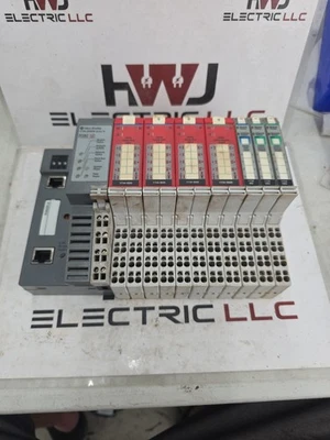 AllenBradley 1734-AENTR con 7 módulos 1734-IB8 1734-IBBS 1734-OBBS 1734-OB8 Foto 1 de 3