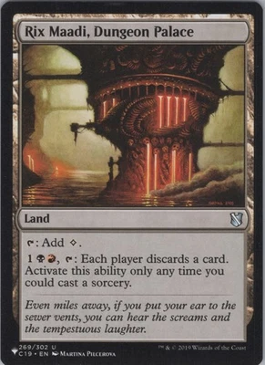 MTG Normal Rix Maadi, Dungeon Palace U The List Reprints 269/302 NM - Image 1 of 2