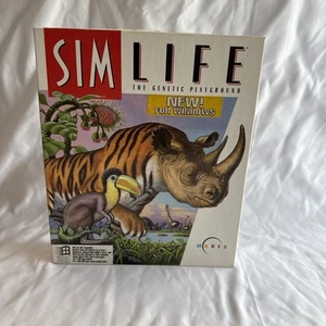 Maxis SIM LIFE - Windows 3.0 Floppy Disk PC Vintage 1992 Big Box Windows - Picture 1 of 8