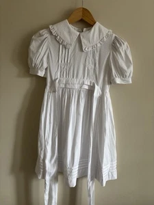 Vtg Polly Flanders Girls White Dress First Communion Party Wedding Kids 7 - Picture 1 of 10