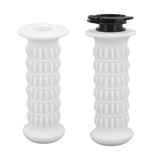 ❀ (Weiß) Universal-Motorradlenker Rostfreies ABS-Silikon Weiche - Afbeelding 1 van 22