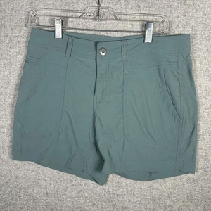 Prana pantaloncino donna 10 verde outdoor escursionismo elasticizzato casual tasche coulisse - Foto 1 di 13
