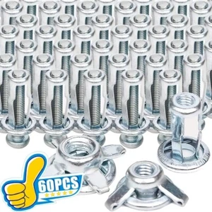 Expansion Screw Petal Nut,Petal Shape Metal Nut with Screws Easy Installation US - Picture 1 of 18
