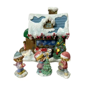 PRECIOUS MOMENTS - SHARE THE GIFT OF LOVE #111409 SET 4 SWEET SHOP & 3 FIGURINES - Picture 1 of 9