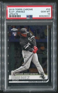 2019 Topps Chrome Update Eloy Jimenez RC #53 White Sox PSA 10 - Picture 1 of 1