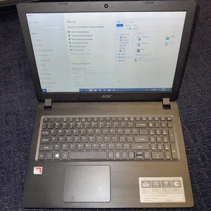 Acer Aspire 3 A315-21 AMD A4-9125 Radeon R3 2.3GHz 8GB Ram 1TB HDD No Charger - Picture 1 of 5