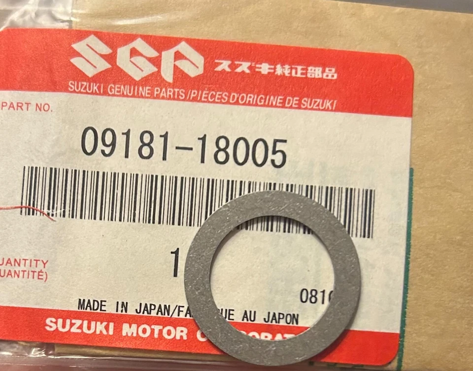 Nuevo OEM Suzuki Shim 09181-18005 RMZ250 Foto 1 de 1