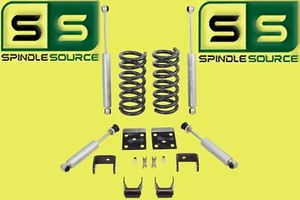 3" / 6" Drop Lowering Kit + SHOCKS Fits 98-15 Ford Ranger 2WD 3"/6" SPR CODE D - Picture 1 of 2