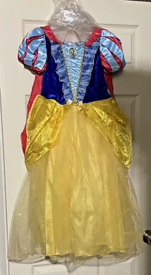 DISNEY Authentic Princess SNOW WHITE Sparkly Dress Costume size 9/10-New w/tags - Image 1 of 4