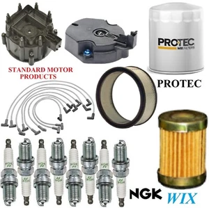 Tune Up Kit Filters Cap Wire Spark Plugs For CHEVROLET MALIBU V8 5.7L 1975 - Picture 1 of 1