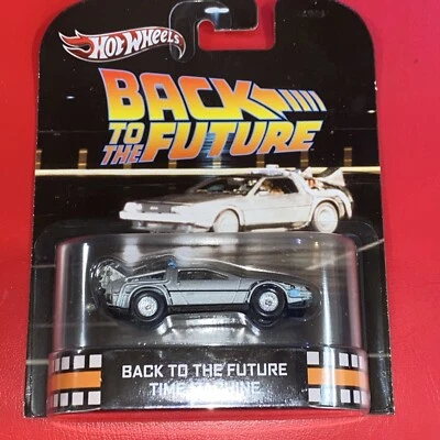 🔥2012 Hot Wheels Retro Entertainment Back To The Future Time Machine Delorean🔥 - Image 1 of 4