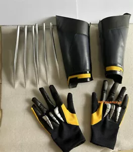 Wolverine Cosplay Costume Accessories Gloves Wrist Guards Claws 1Pair Halloween - Picture 1 of 7