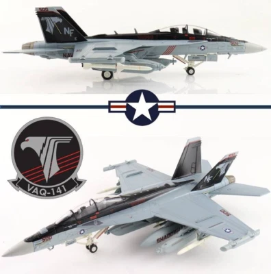 Hobby Master 1/72 HA5157 EA-18G Growler USN VAQ-141 Shadowhawks USS R. Reagan - Image 1 of 4