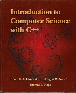 Introduction to Computer Science with C++ Lambert/Nance/Naps 1996 Text Diskpack - Picture 1 of 2