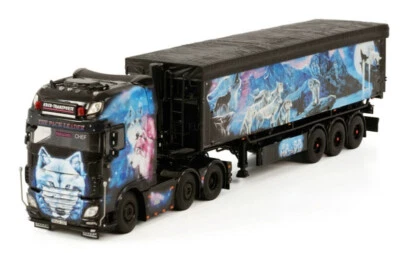 1:50 for WSI for DAF XF SUPER CAB MY2017 6X2 VOLUME TIPPER TRAILER - 3 AXLE - Image 1 of 4